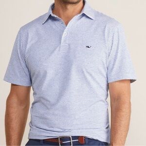 VINEYARD VINES GRAY GOLF SHIRT